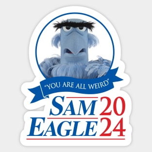 Vote Sam Eagle 2024 Sticker